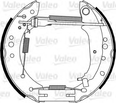 VALEO 554885 Brake Shoe Set